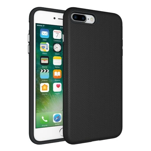 Matte Tough Rear Case For Apple IPhone 7 Plus / 8 Plus - Black