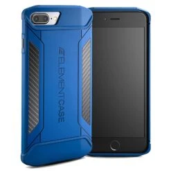 Element Case CFX Carbon Fibre Tough Rugged For Apple IPhone 8 Plus & 7 Plus - Blue