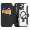 DUX DUCIS Skin X Pro MagSafe Standing Flip Wallet Case For Apple IPhone 16 Pro - Black