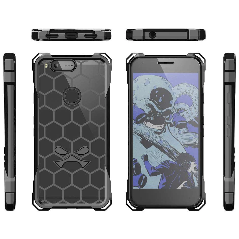 Ghostek COVERT Tough Rugged Rear Case Cover For Google Pixel - Grey - Image 3