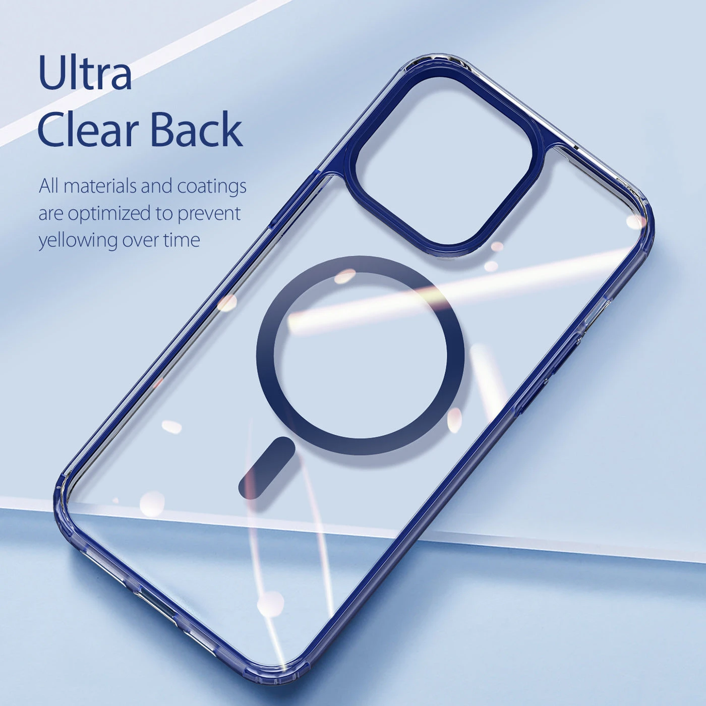 DUX DUCIS Clin2 Clear Tough With MagSafe Case For Apple IPhone 14 Pro - Blue - Image 11