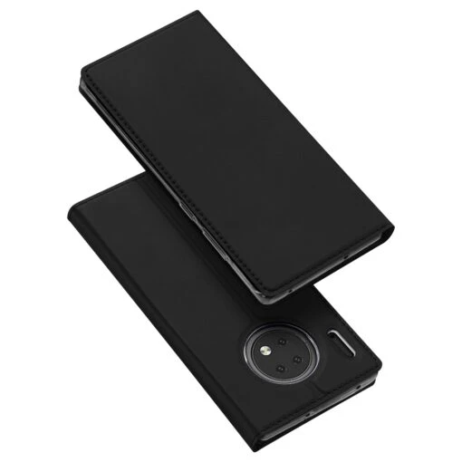 DUX DUCIS Skin Pro Faux Leather Wallet Flip Case For Huawei Mate 30 - Black
