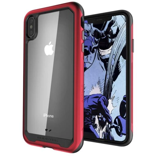 Ghostek ATOMIC SLIM2 Aluminum Tough Case Cover For Apple IPhone XS Max - Red