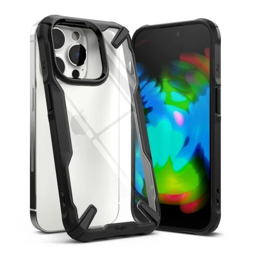 Ringke Fusion X Tough Rugged Case For Apple IPhone 14 Pro - Black / Clear