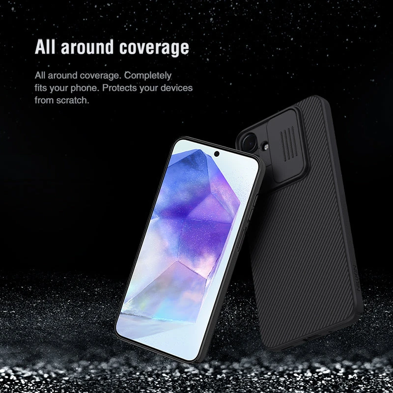 Nillkin CamShield Pro Lens Protector Case Cover For Samsung Galaxy A16 5G - Black - Image 9
