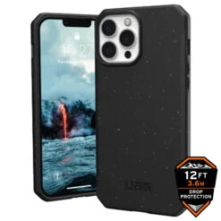 Urban Armor Gear (UAG) Outback Biodegradable Tough Case For Apple IPhone 13 Pro Max- Black