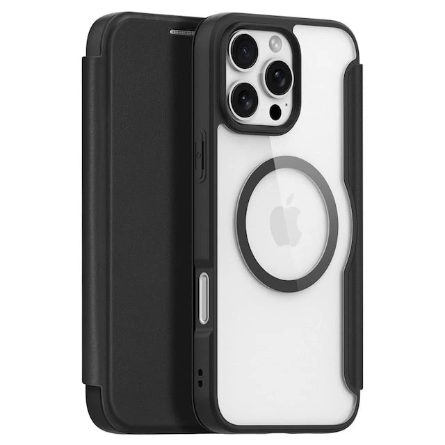 DUX DUCIS Skin X Pro MagSafe Flip Wallet Case For Apple IPhone 16 Pro Max - Black - Image 2