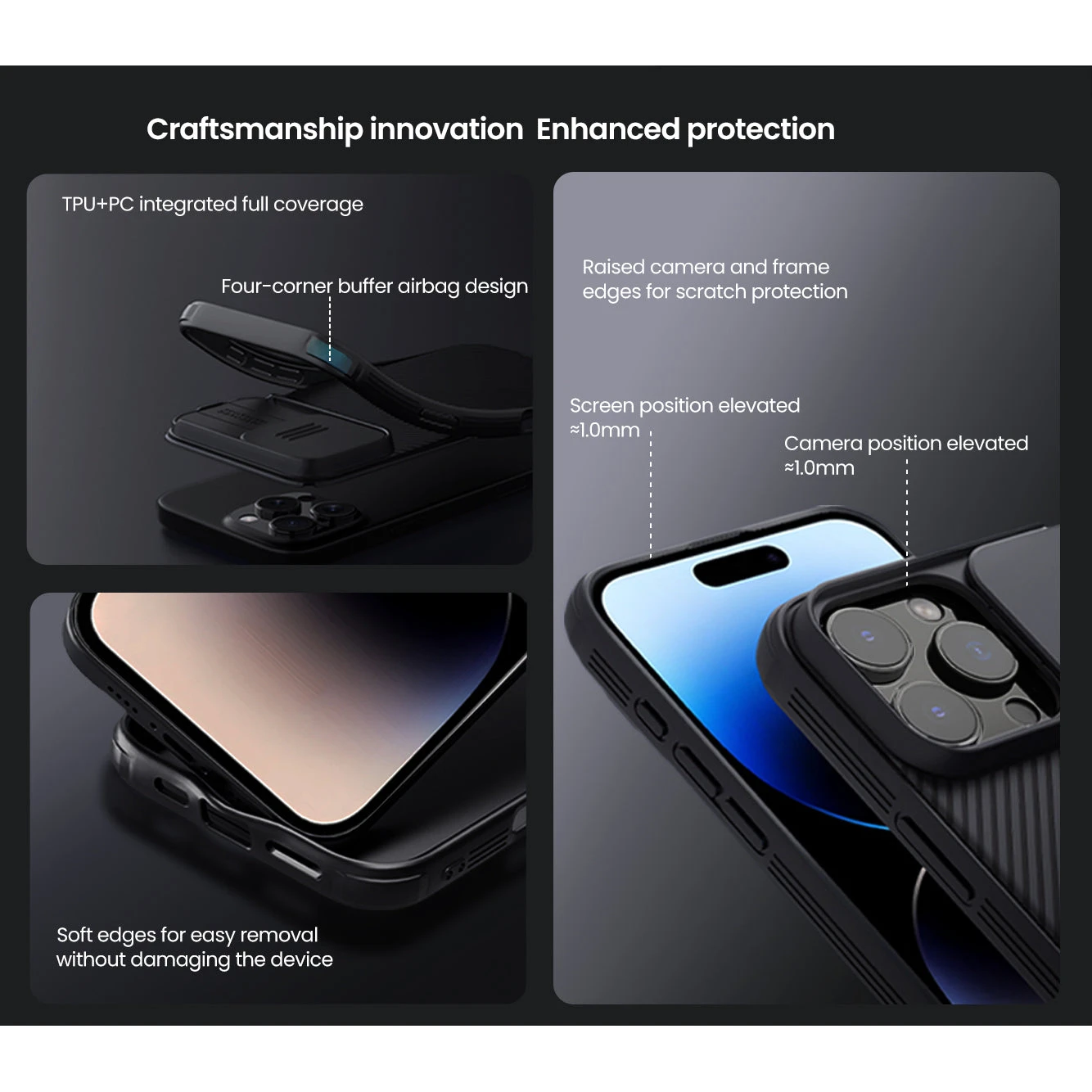 Nillkin CamShield Pro Lens Protector Case For Apple IPhone 16 Pro - Titanium Grey - Image 5