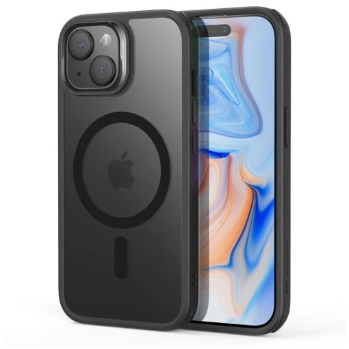 ESR Classic HaloLock MagSafe Tough Case For Apple IPhone 15 - Frosted Black