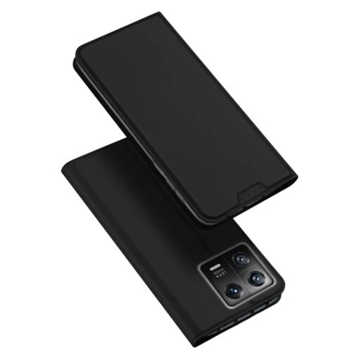 DUX DUCIS Skin Pro Faux Leather Wallet Flip Case For Xiaomi 13 - Black