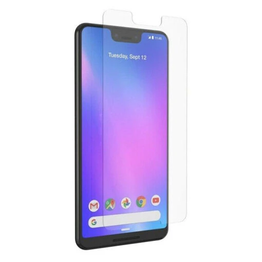 ZAGG InvisibleShield Glass+ Tempered Screen Protector For Google Pixel 3 XL, Clear