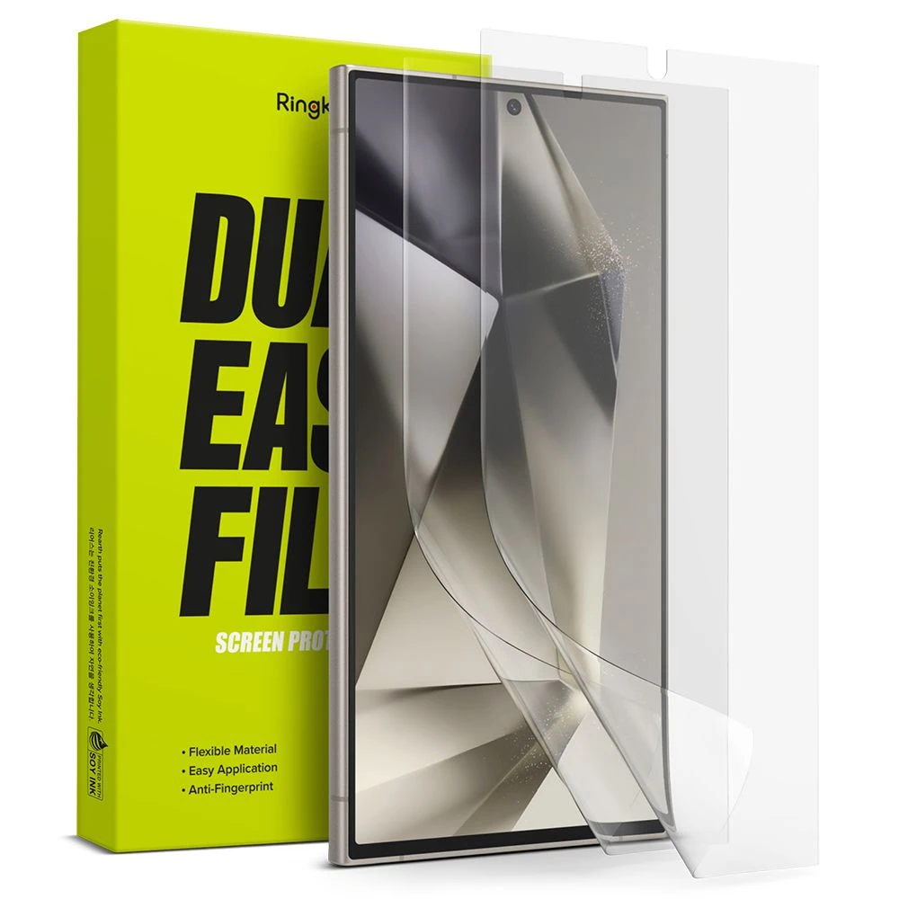 Ringke Dual Easy Film Screen Protector 2 Pack For Samsung Galaxy S24 Ultra - Clear