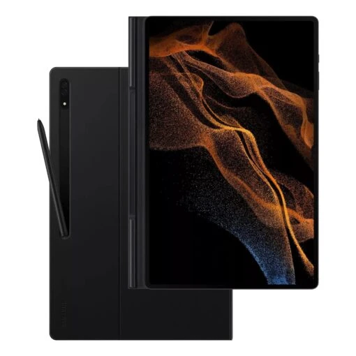 Official Samsung Book Flip Case Cover For Galaxy Tab S8 Ultra - Black