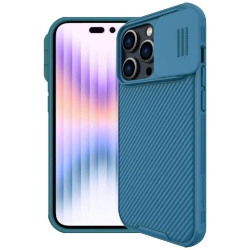 Nillkin CamShield Pro Lens Protector Case For Apple IPhone 14 Pro - Blue