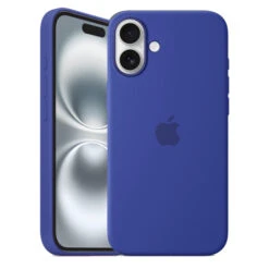 Official Apple Silicone Magsafe Rear Case Cover For IPhone 16 Plus - Ultramarine