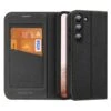 DUX DUCIS Skin X2 Tough Flip Wallet Stand Case For Samsung Galaxy S23+ (Plus) - Black