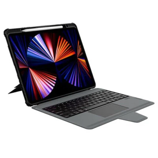 Nillkin Bumper Combo Tough Keyboard Case For Apple IPad 12.9 2020/2021/2022 - Black