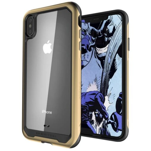 Ghostek ATOMIC SLIM2 Aluminum Tough Case Cover For Apple IPhone XS Max - Gold