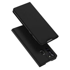 DUX DUCIS Skin Pro Faux Leather Wallet Flip Case For Samsung Galaxy A21 - Black
