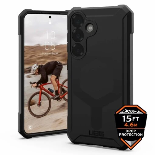Urban Armor Gear (UAG) Essential Armor MagSafe Tough Case For Samsung Galaxy S25+ Plus - Black