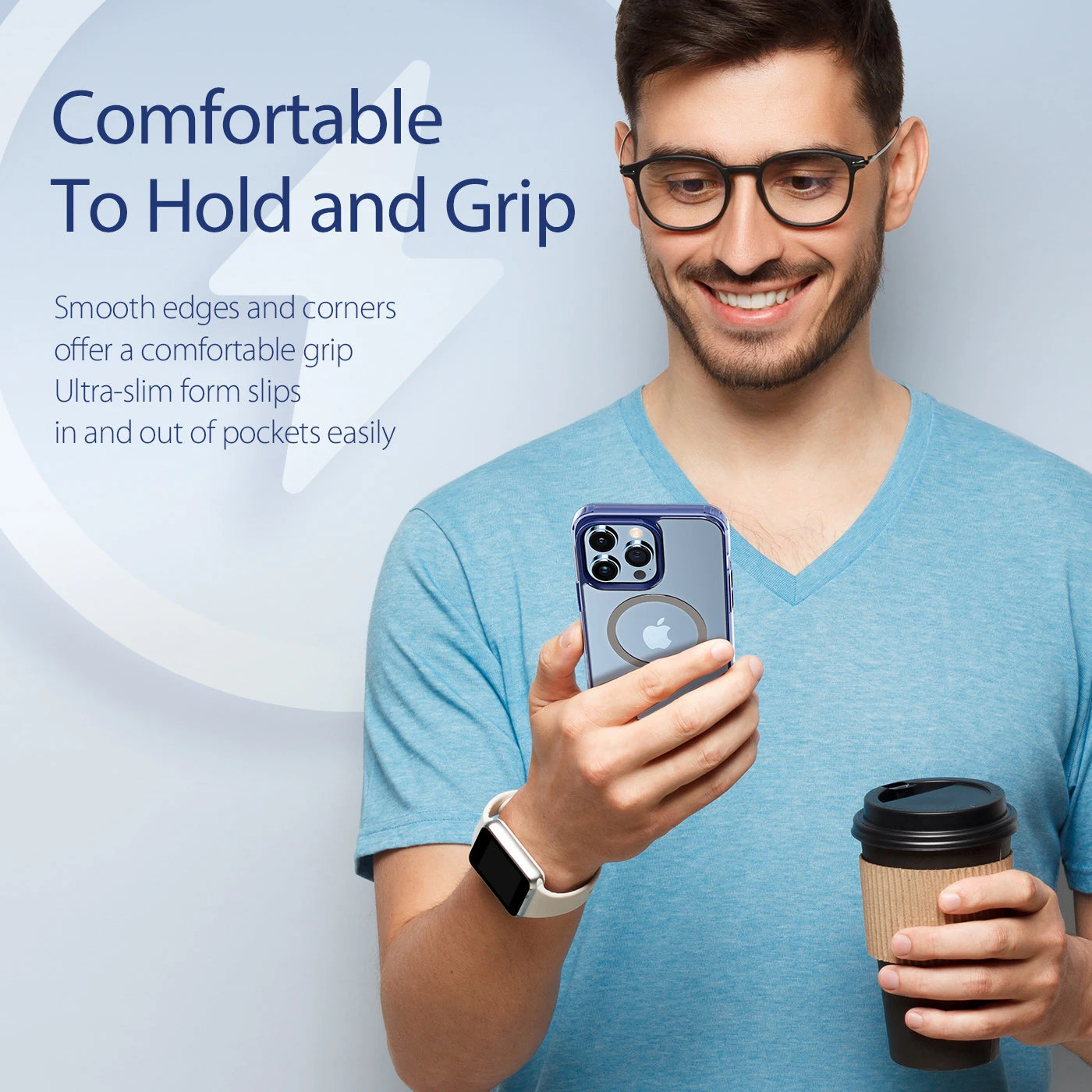 DUX DUCIS Clin2 Clear Tough With MagSafe Case For Apple IPhone 14 Pro - Blue - Image 4