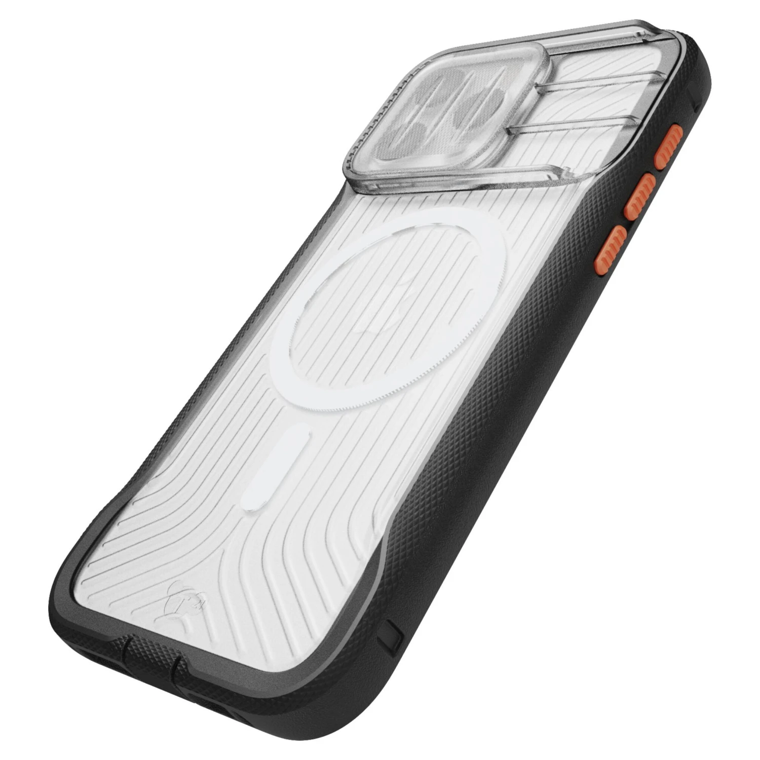 Tech21 EvoMax Tough Magsafe Case For Apple IPhone 15 Pro Max - Clear/Black - Image 7