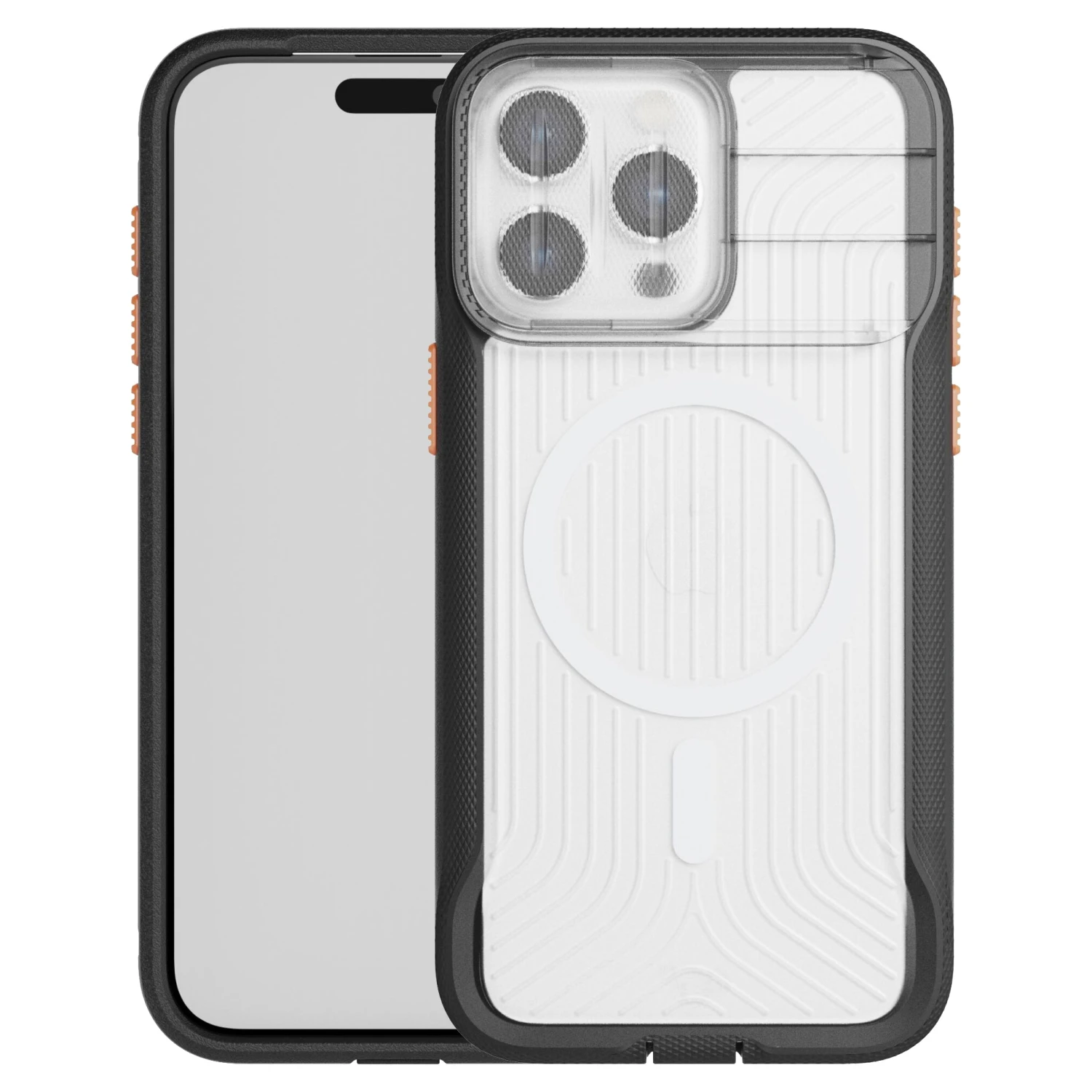 Tech21 EvoMax Tough Magsafe Case For Apple IPhone 15 Pro Max - Clear/Black