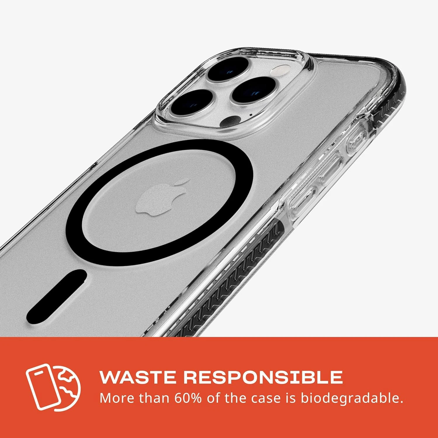 Tech21 EvoCrystal Magsafe Case For Apple IPhone 15 Pro Max - Graphite Black - Image 8