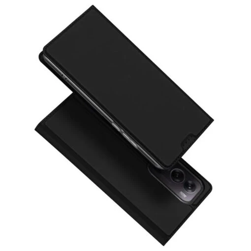 DUX DUCIS Skin Pro Faux Leather Wallet Flip Case For OPPO Reno12 Pro - Black