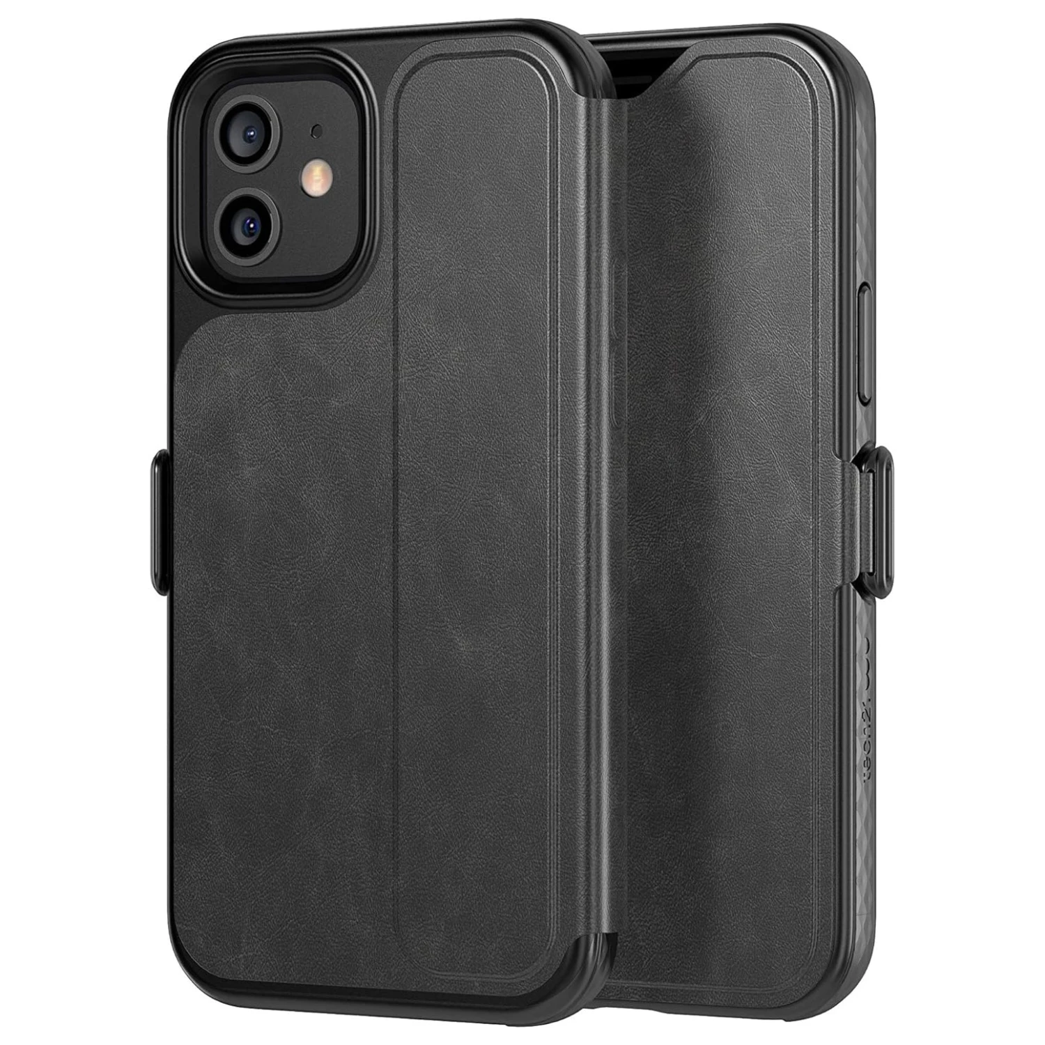 Tech21 EvoWallet Flip Case For Apple IPhone 12 / 12 Pro - Black