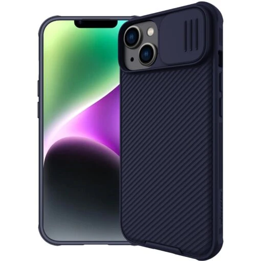 Nillkin CamShield Pro Lens Protector Case Cover For Apple IPhone 14 Plus - Deep Purple