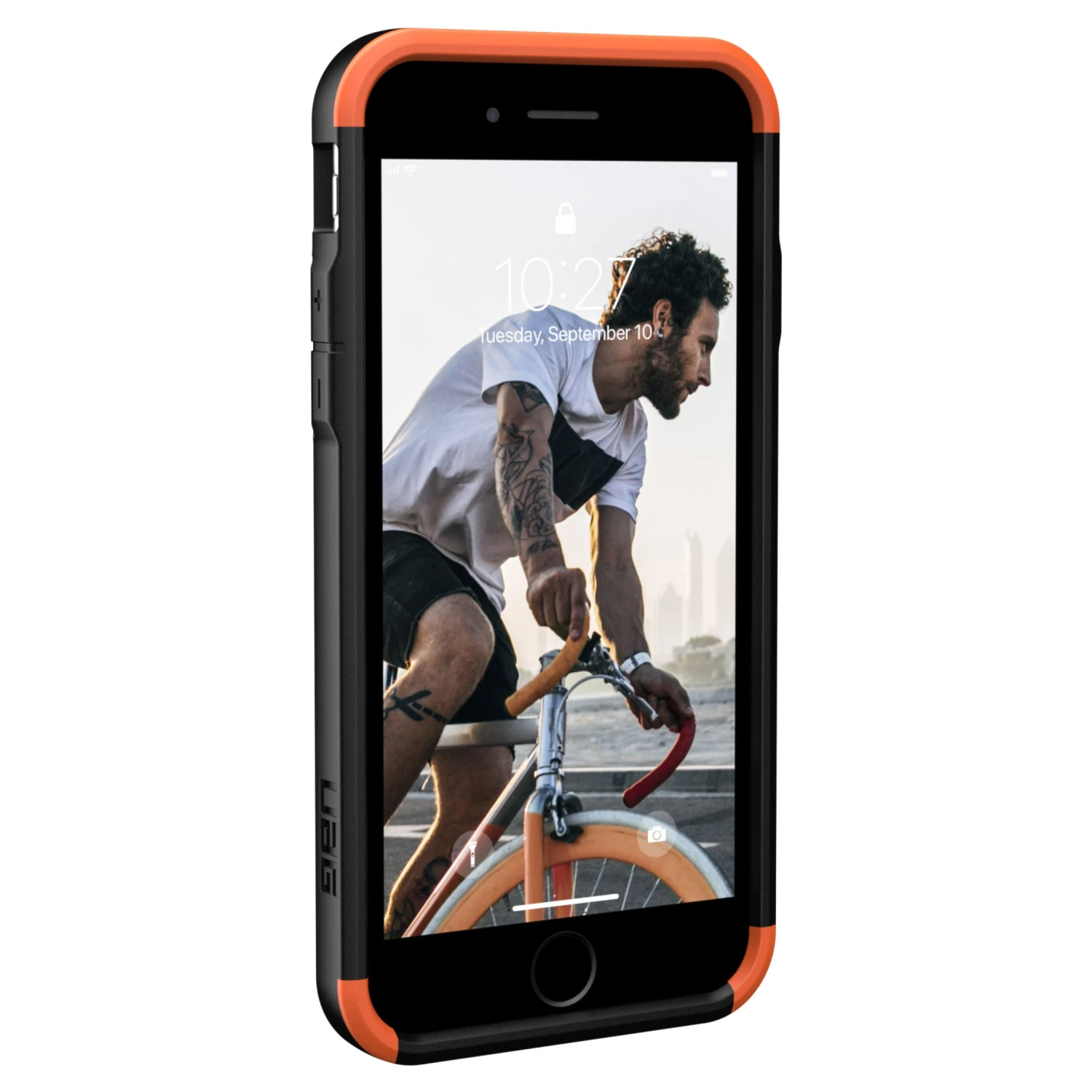 Urban Armor Gear (UAG) Civilian Tough Case For Apple IPhone SE 2022, 2020, 8 & 7 - Black - Image 5