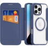 DUX DUCIS Skin X Pro MagSafe Flip Wallet Case For Apple IPhone 16 Pro - Blue