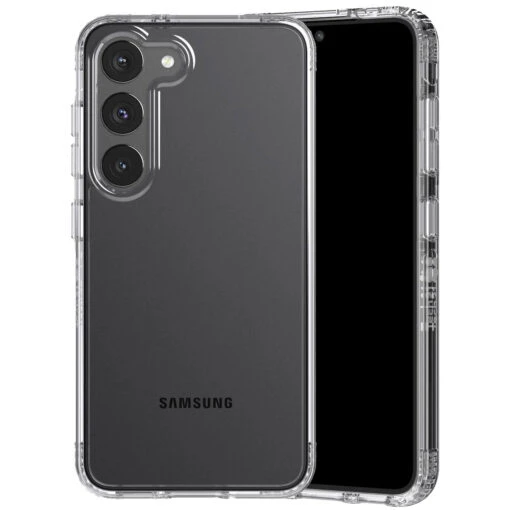 Tech21 EvoClear Tough Rear Case Cover For Samsung Galaxy S23 - Clear