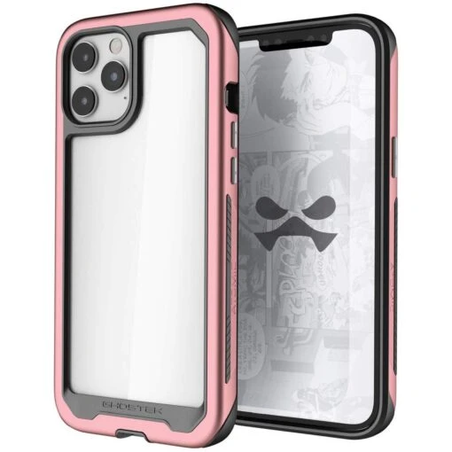Ghostek Atomic Slim 3 Aluminum Tough Case Cover For Apple IPhone 12 Pro Max - Pink