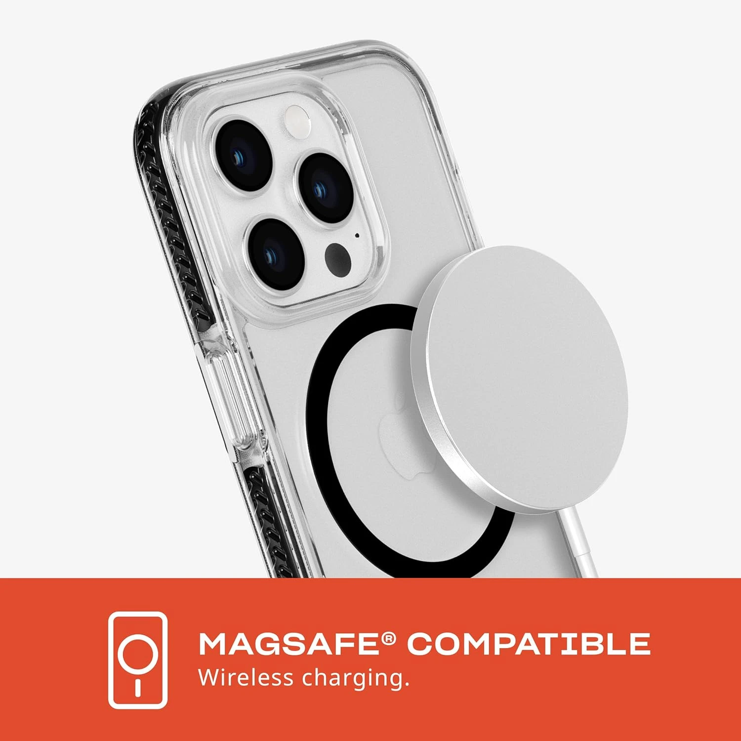 Tech21 EvoCrystal Magsafe Case For Apple IPhone 15 Pro Max - Graphite Black - Image 4