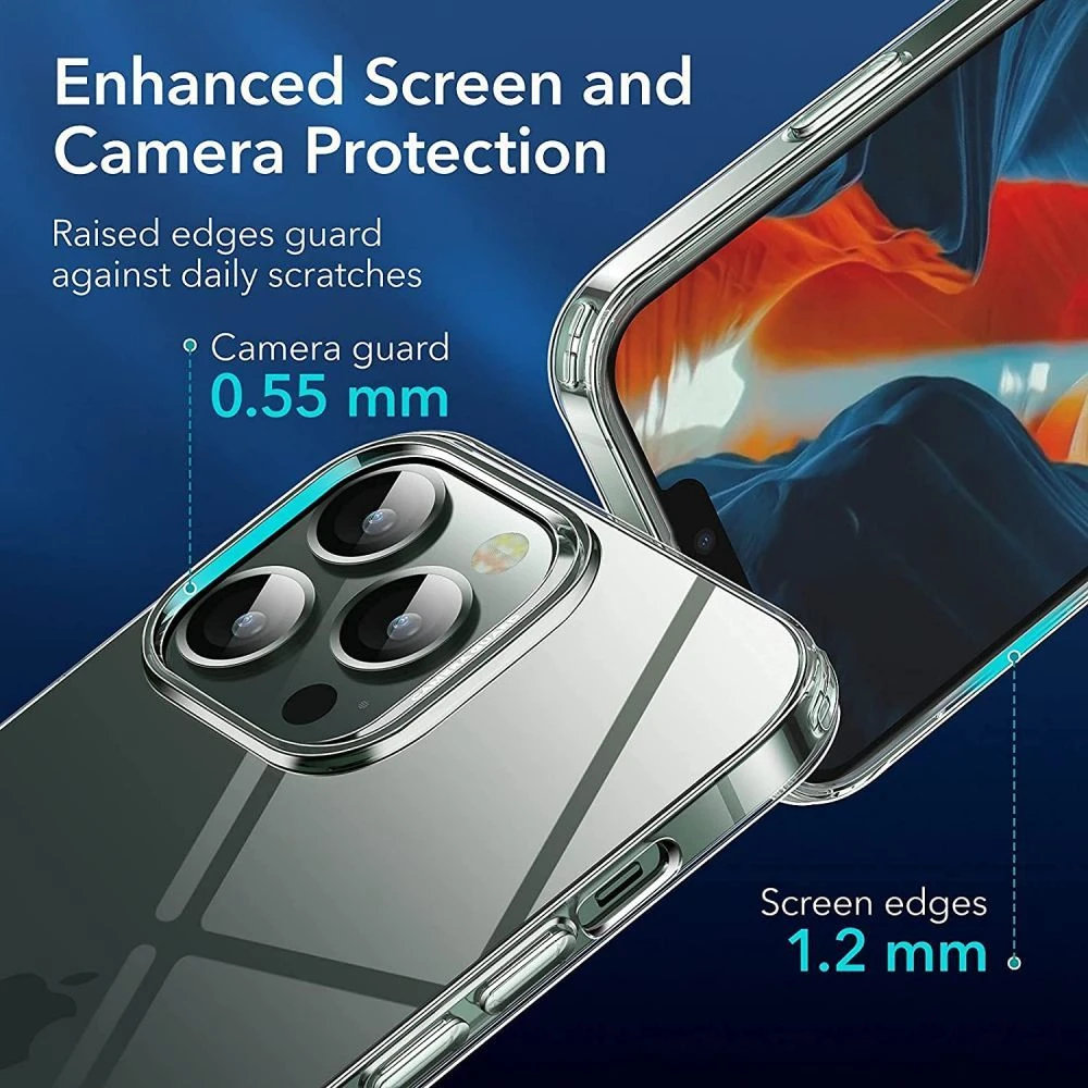 ESR Project Zero Slim Soft TPU Rear Case Cover For Apple IPhone 13 Pro - Clear - Image 3