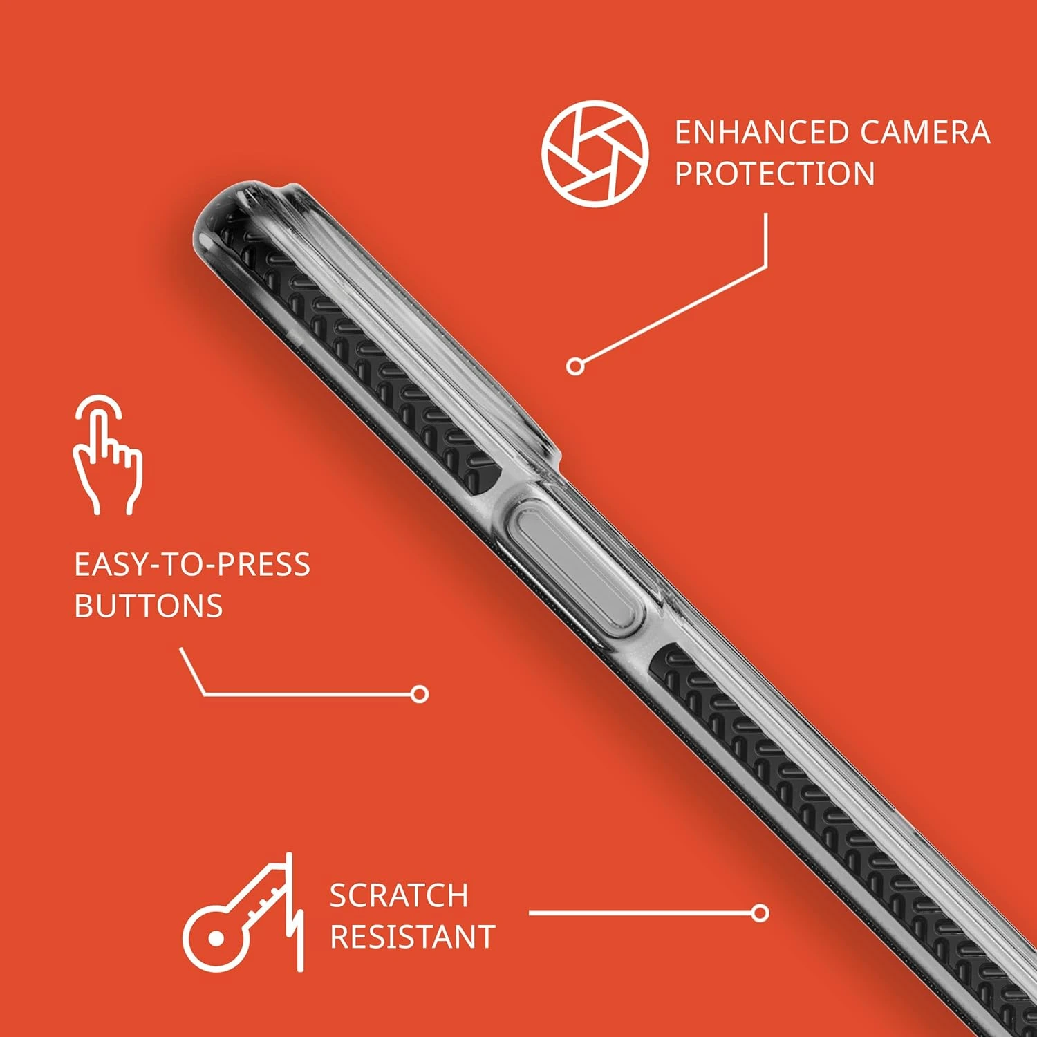 Tech21 EvoCrystal Magsafe Case For Apple IPhone 15 Pro Max - Graphite Black - Image 7