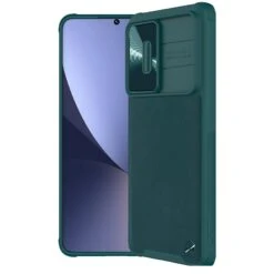 Nillkin CamShield Leather Lens Protector Case Cover For Xiaomi 12 / 12X / 12S - Green