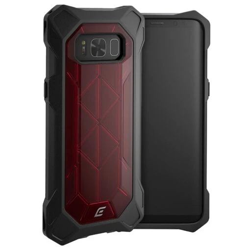 Element Case REV Tough Rugged Hybrid Rear Cover For Samsung Galaxy S8 - Red