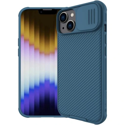 Nillkin CamShield Pro Lens Protector Case For Apple IPhone 14 Plus - Blue