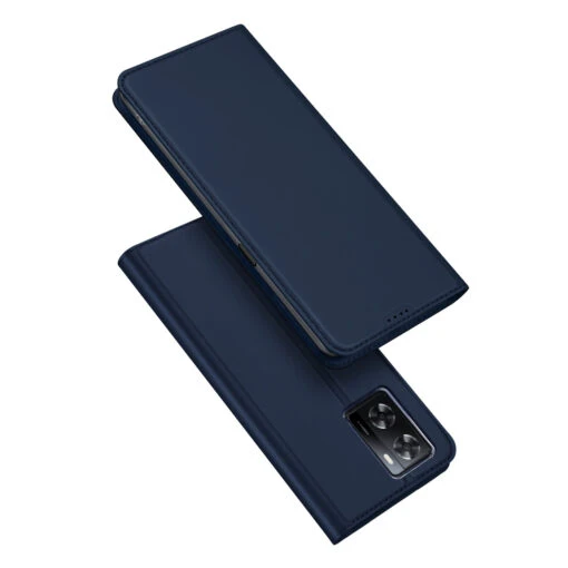 DUX DUCIS Skin Pro Wallet Flip Case For OPPO A57 4G / A57s / A77 4G - Blue