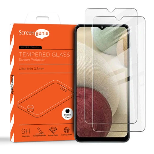 2x Screen Genie CF-PRO Tempered Glass Screen Protector For Samsung Galaxy A23 & 5G
