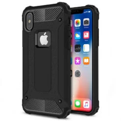 Tactical Tough Rear Case For Apple IPhone X / XS - Black