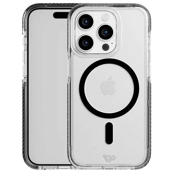 Tech21 EvoCrystal Magsafe Case For Apple IPhone 15 Pro Max - Graphite Black