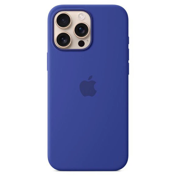 Official Apple Silicone Magsafe Rear Case Cover For IPhone 16 Pro Max Ultramarine - Image 5