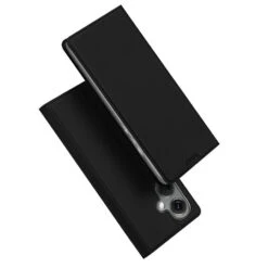 DUX DUCIS Faux Leather Wallet Smart Flip Case Cover For Oppo K11 - Black