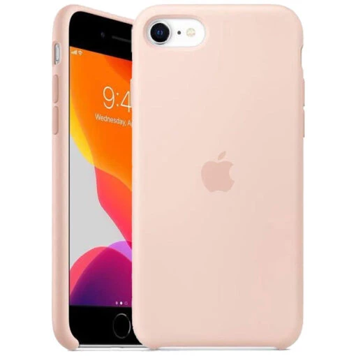 Official Apple Silicone Case Cover For IPhone SE 2020/2022 - Pink Sand