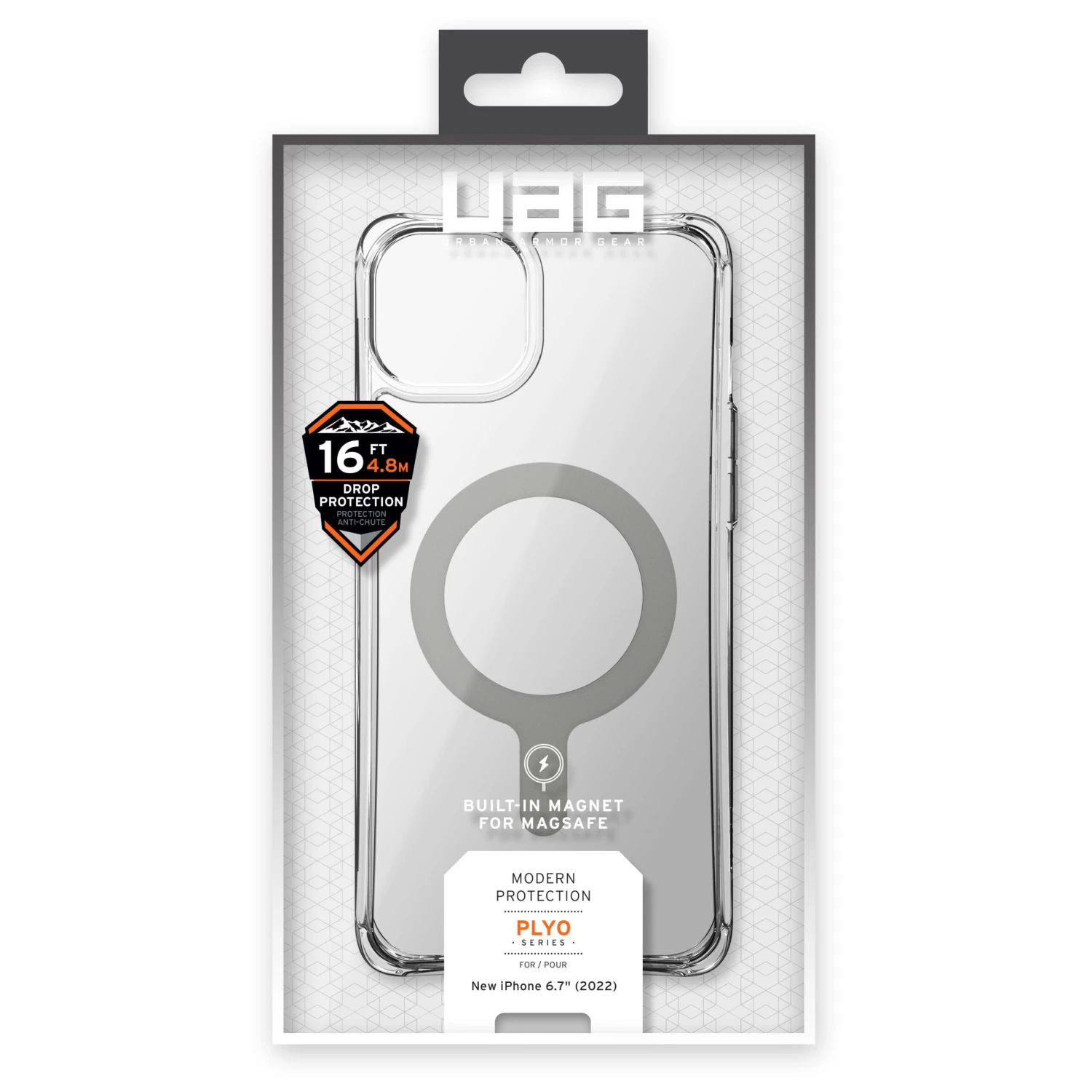 Urban Armor Gear (UAG) Plyo MagSafe Tough Case For Apple IPhone 14 Plus - Ice - Image 13