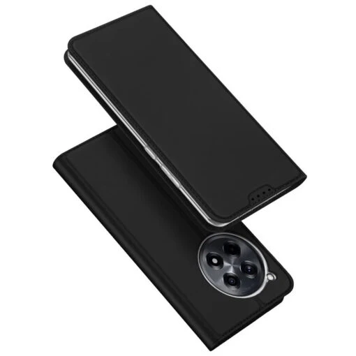 DUX DUCIS Skin Pro Faux Leather Wallet Flip Case For OnePlus Ace 3 / 12R - Black
